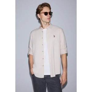 U.s. Polo Assn. Erkek Taş Gömlek Basic 50320262-VR049