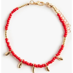 Charm Detaylı Boncuklu Bileklik