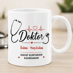 Kişiye Özel ''doktor'' Sublimasyon Baskı Kupa