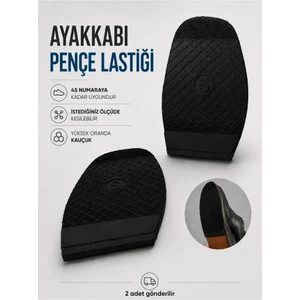 Siyah Ayakkabı Pençe Lastiği