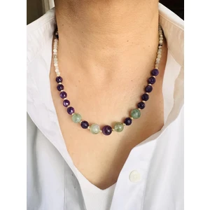 Devi Fashion Florit Doğal Taş Kolye