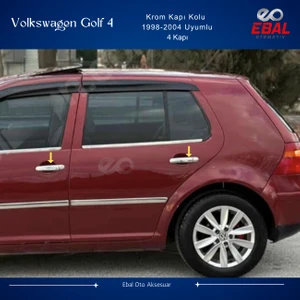 Ebal Oto Vw Golf 4 Krom Kapı Kolu 4 Kapı 1998-2004 Paslanmaz Çelik