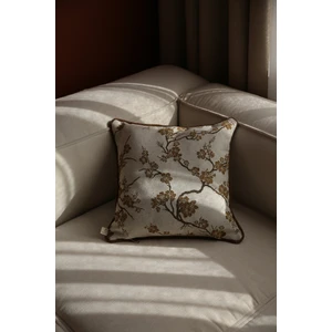 Sakura Hardal Kırlent Kılıfı (45X45)