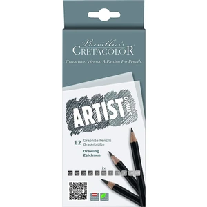 Cretacolor Artist Studio 12'li Dereceli Kalem Seti  Karton Kutu /