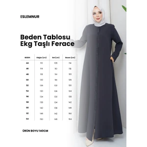 Ekg Taşlı Ferace