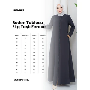 Ekg Taşlı Ferace