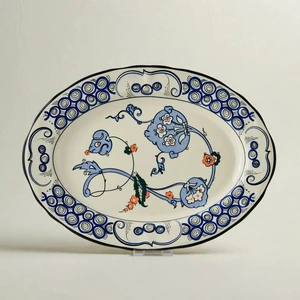 Iznik Hatai Kayık Tabak 30 cm