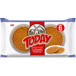 Today Caramel Waffle 132 Gr. 6lı (1 Paket)