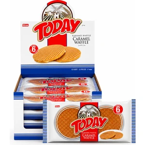 Today Caramel Waffle 132 gr 12 Adet (1 Kutu)