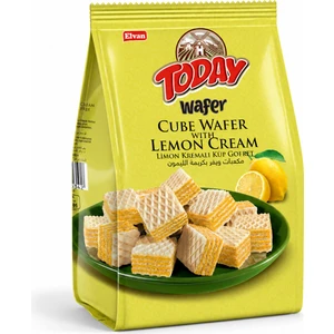 Today Küp Gofret Limonlu 200GR. (1 Paket)