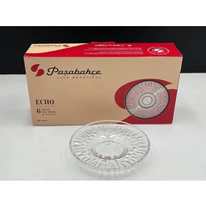 Echo Cam Çay Tabağı Seti 6'lı 11 cm