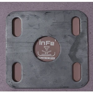 İnfe Metal Panel Çit Flanş 12CMX12CMX4MM