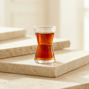 Derin Cam Çay Bardağı 6 Kişilik 140 ml