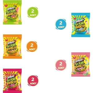 Sour Patch - Ekşi Tatlı Paketi  80 gr -10'lu Paket