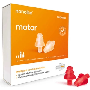 Nonoıse Moto Kulak Tıkacı Kırmızı