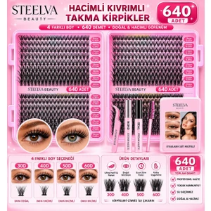 640 Adet Kirpik Seti