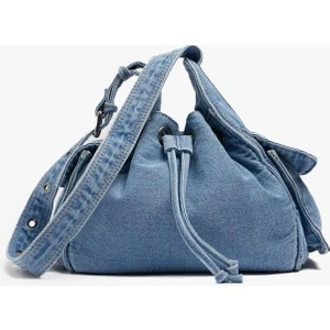 Kadın Denim Omuz Çantası