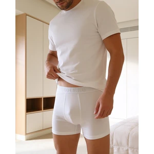 Erkek Bambu Boxer Beyaz