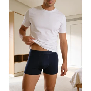 Erkek Bambu Boxer Lacivert