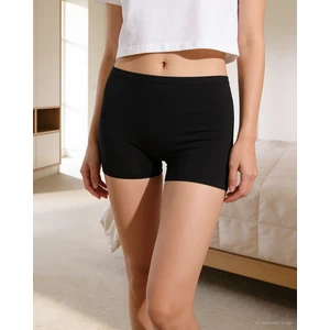 Kadın Bambu Boxer Külot Siyah