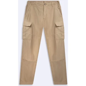 Gabardin Kargo Bej Pantolon