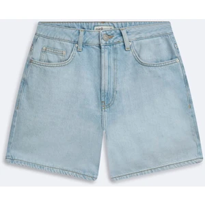 Lızzıe Regular Yüksek Bel Light Indigo Jean Şort