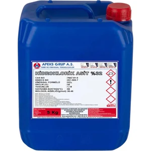 Hidroklorik Asit %30-32 - HCL - 5 Kg