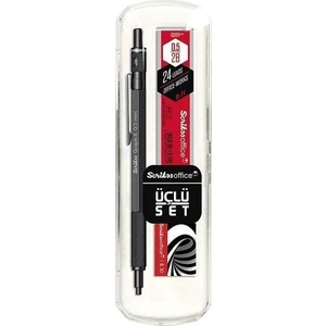 Mat Siyah Graph-x 0.5 mm Kalem Silgi Uç Seti