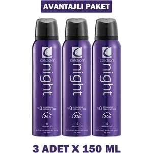 Night Deodorant Erkek 150 ml 3 Adet