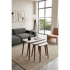Istanbul 3'lü Zigon Sehpa %100 Mdf