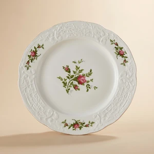 Vintage Rose Servis Tabağı 26 cm Krem