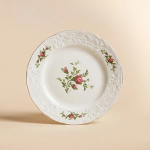 Vintage Rose Pasta Tabağı 20 cm Krem