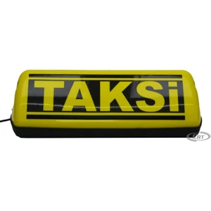 Işıklı TAKSİ Levhası Mıknatıslı