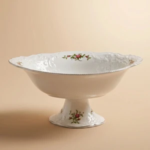 Vintage Rose Ayaklı Gondol 35 cm Krem