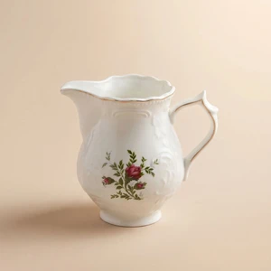 Vintage Rose Sütlük 11 cm Krem