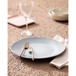Madame Coco Souci Servis Tabağı - Mavi - 30 cm