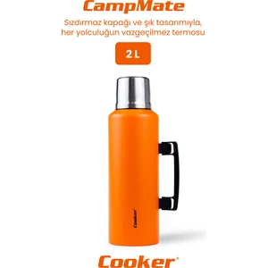Campmate 2 Litre Paslanmaz Çelik Termos