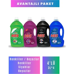 Sıvı Deterjan 3ltx4 Adet 200 Yıkama
