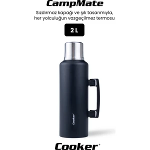 Campmate 2 Litre Paslanmaz Çelik Termos