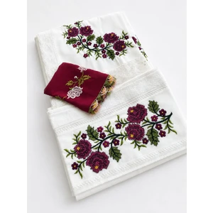 4 Parça El Yapımı Çeyizlik Set