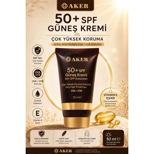50+ Spf Güneş Kremi 50 ml
