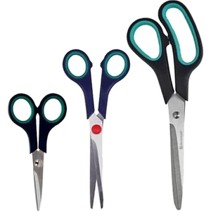  üçlü makas seti stainless scissors garaccu 3lü