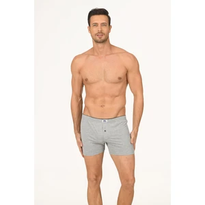Gri Lighten Up Düğmeli  Boxer