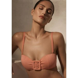 Deep Beach Kare Tokalı Bikini Üstü DB20050BU