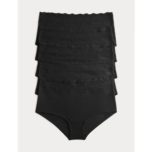 Marks & Spencer 5'li Dantel Detaylı Short Külot Seti