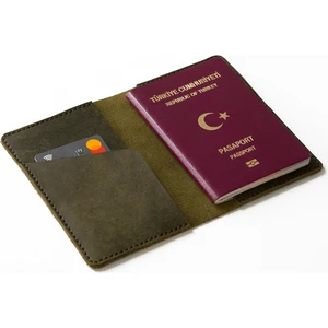 Mimas Design Hakiki Deri Pasaport Kılıfı