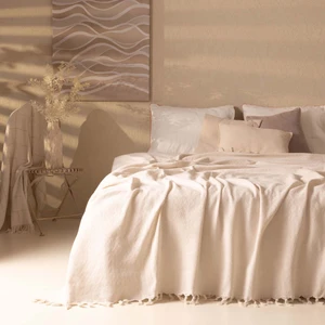 Soft Opia Çift Kişilik Pike - Ekru - 200X220 cm
