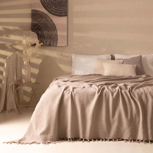 Soft Opia Çift Kişilik Pike - Bej - 200X220 cm