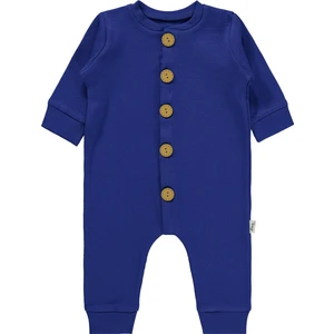 Civil Baby Düz Basic 1-6 Ay Tulum - Mavi