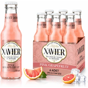 XAVIER Premium Tonic & Mixers Pink Grapefruit 200 ML X 6